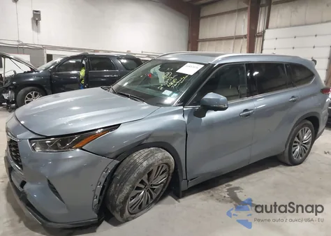 2023 Toyota Highlander Platinum z USA, uszkodzony, nr VIN 5TDKDRBH9PS527062